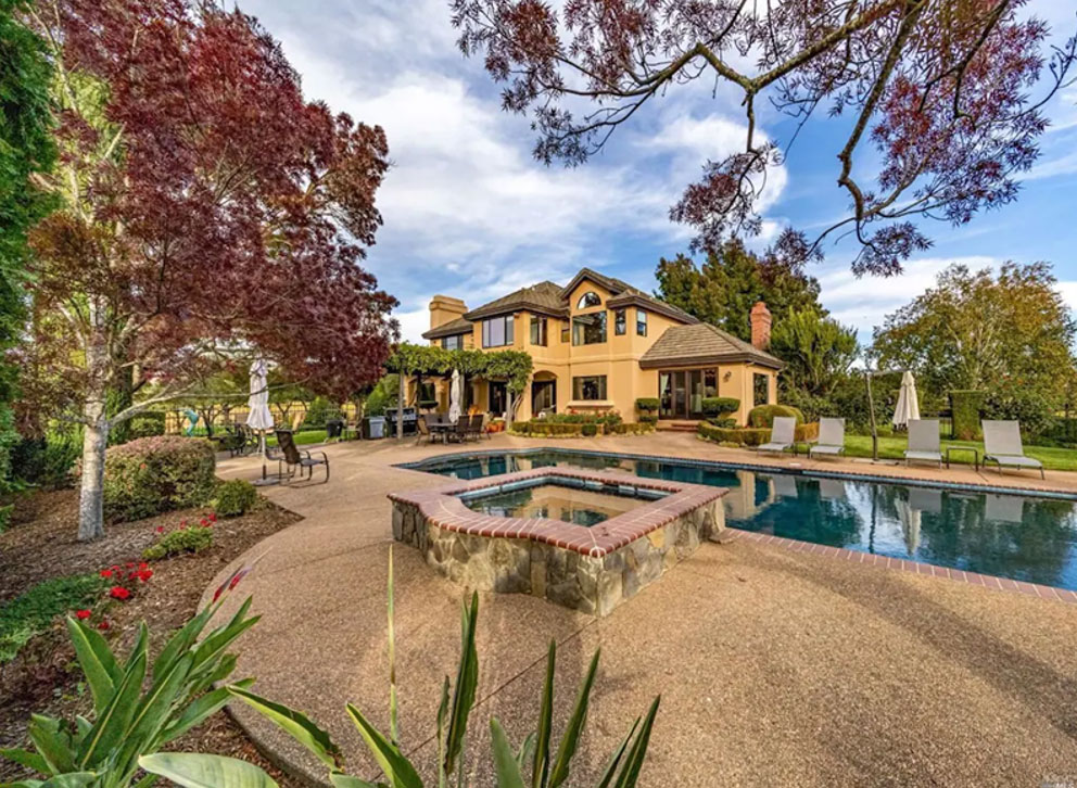 Limerick Lane Estate Home view of pool deck