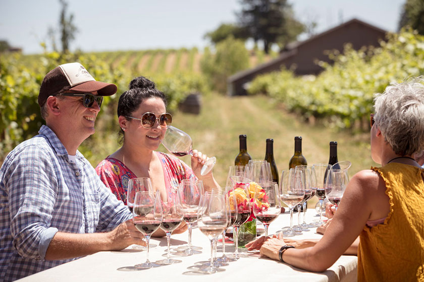 Limerick Lane outdoor tasting and picnic